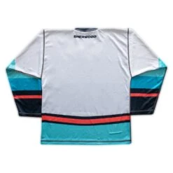 Sherwood SPR300 Seattle Kraken NHL Replica Reversible Hockey Jerseys -Hockey Tron 0018 Seattle Light Back