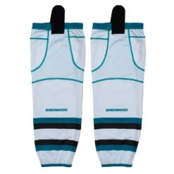 Sherwood SPR350 San Jose Sharks NHL Reversible Dry Fit Socks -Hockey Tron 0025 SW San Jose Socks Light
