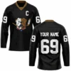 TronX Bulldogs Black Shore Fan Adult Hockey Jerseys