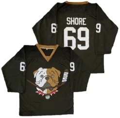 TronX Bulldogs Black Shore Fan Adult Hockey Jerseys (Old Version)