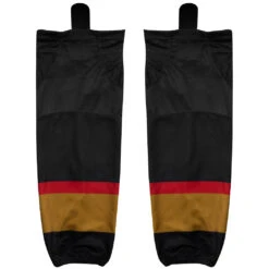 Custom Sublimated Hockey Socks - Your Design -Hockey Tron Las Vegas Socks Black