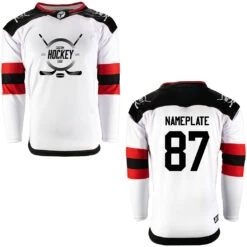 New Jersey Devils Firstar Gamewear Pro Performance Hockey Jersey With Customization -Hockey Tron NJ Devils W 3