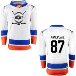 New York Islanders Firstar Gamewear Pro Performance Hockey Jersey With Customization -Hockey Tron NY Islanders W 3