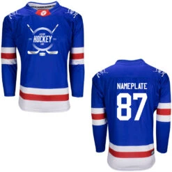 New York Rangers Firstar Gamewear Pro Performance Hockey Jersey With Customization -Hockey Tron NY Rangers B 3