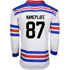 New York Rangers Firstar Gamewear Pro Performance Hockey Jersey With Customization -Hockey Tron NY Rangers W 2