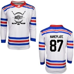 New York Rangers Firstar Gamewear Pro Performance Hockey Jersey With Customization -Hockey Tron NY Rangers W 3