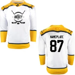 Nashville Predators Firstar Gamewear Pro Performance Hockey Jersey With Customization -Hockey Tron Nashville W 3