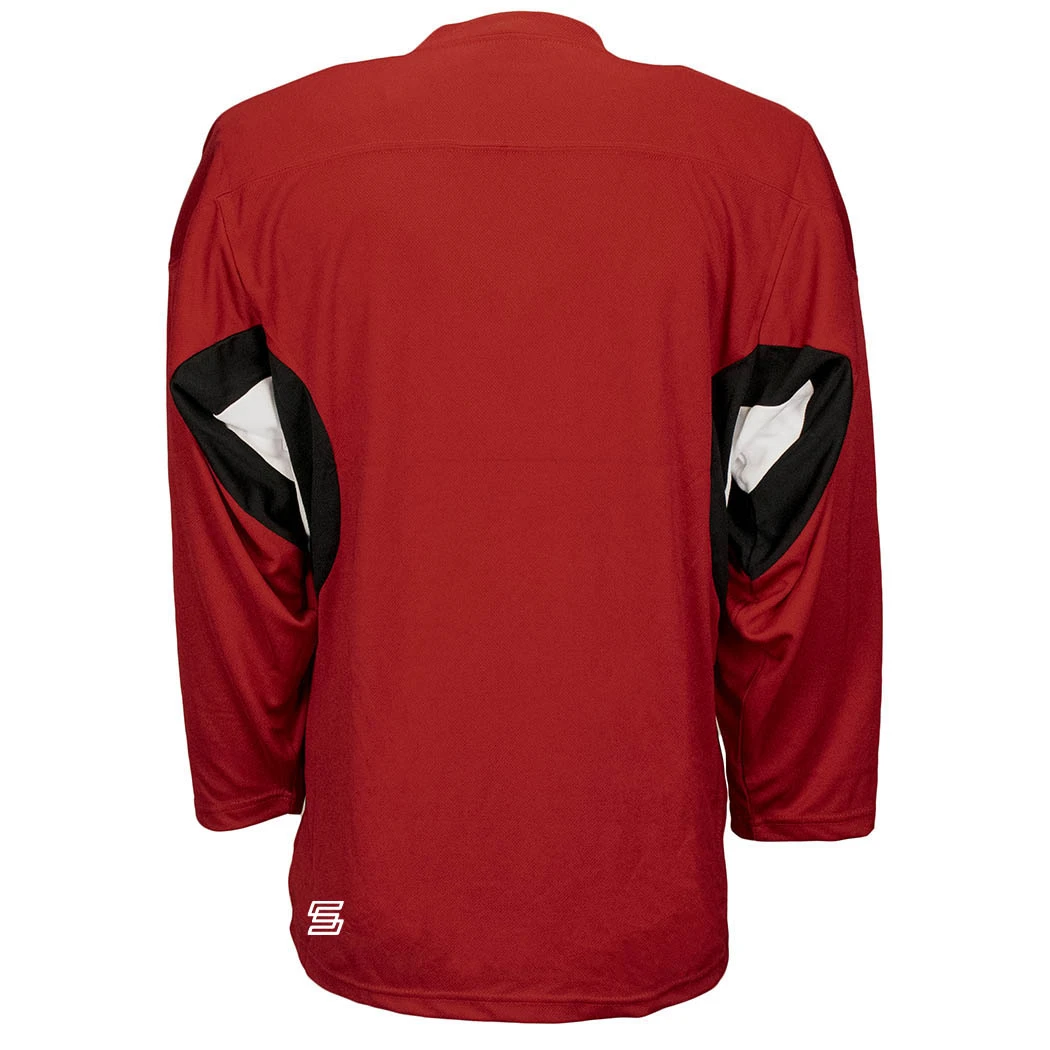 Sherwood SW200 Three Tone Team Hockey Jerseys - Red 2 Sherwood SW200 Three Tone Team Hockey Jerseys - Red - Image 2