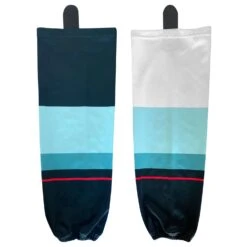 Custom Sublimated Hockey Socks - Your Design -Hockey Tron SeattleKrakensSocks 0000 Vibrance1copy3 1