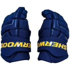Sherwood Code NHL Team Stock Senior Hockey Gloves - St Louis Blues
