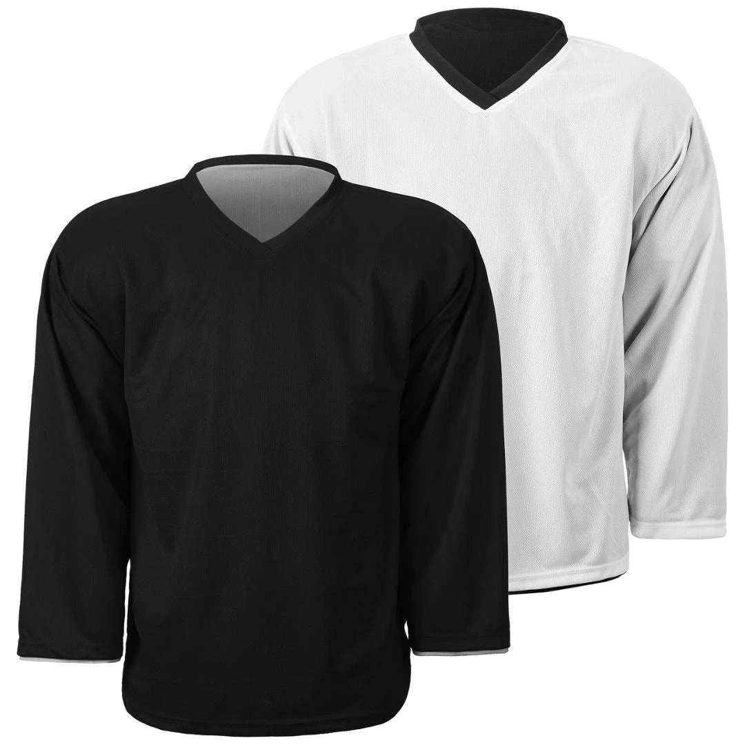 Sherwood SW300 Reversible Hockey Practice Jerseys - Black/White 1 Sherwood SW300 Reversible Hockey Practice Jerseys - Black/White