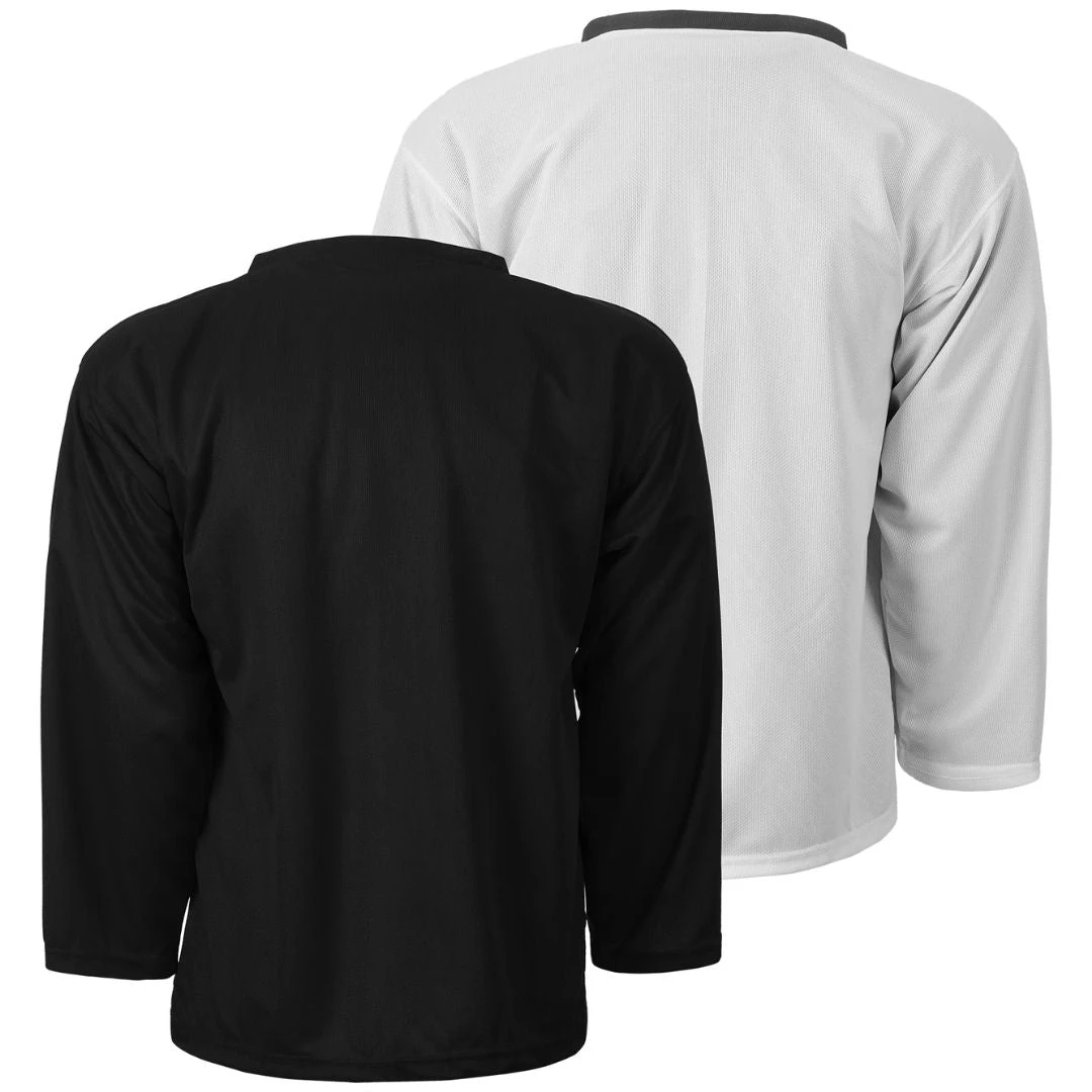 Sherwood SW300 Reversible Hockey Practice Jerseys - Black/White 2 Sherwood SW300 Reversible Hockey Practice Jerseys - Black/White - Image 2