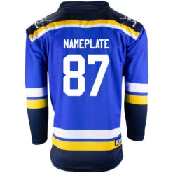 St. Louis Blues Firstar Gamewear Pro Performance Hockey Jersey With Customization -Hockey Tron St Louis B 2