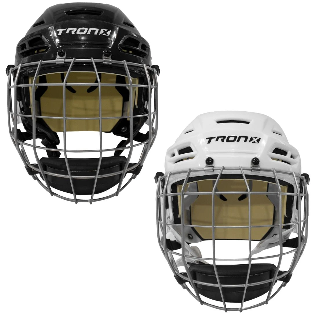 TronX Stryker Hockey Helmet Combo 1 TronX Stryker Hockey Helmet Combo