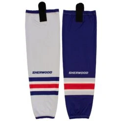 Hockey Tron 11 Sherwood SPR350 New York Rangers NHL Reversible Dry Fit Socks