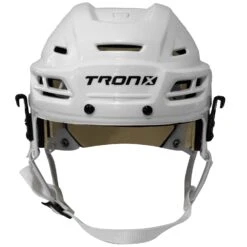 TronX Stryker Hockey Helmet 22 TronX Stryker Hockey Helmet -Hockey Tron Tronx Stryker Non Combo White Helmet Front