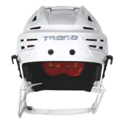 TronX Stryker Pro Hockey Helmet -Hockey Tron Tronx Stryker Pro White Helmet Non Combo Front