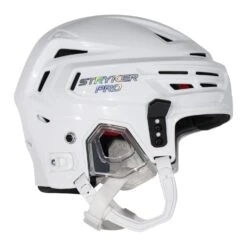 TronX Stryker Pro Hockey Helmet -Hockey Tron Tronx Stryker Pro White Helmet Non Combo SIde