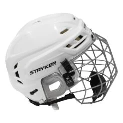 TronX Stryker Hockey Helmet Combo 20 TronX Stryker Hockey Helmet Combo -Hockey Tron Tronx Styker Combo White Helmet Side