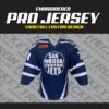 Custom Team Hockey Tackle Twill Pro Jersey With Embroidery