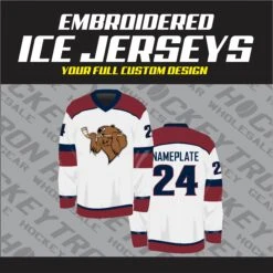 Embroidered Custom Hockey Jersey - Your Design