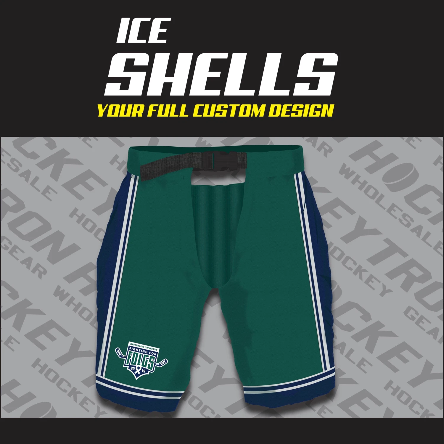 Custom Sublimated Hockey Ice Pant Shells - Your Design 1 Custom Sublimated Hockey Ice Pant Shells - Your Design
