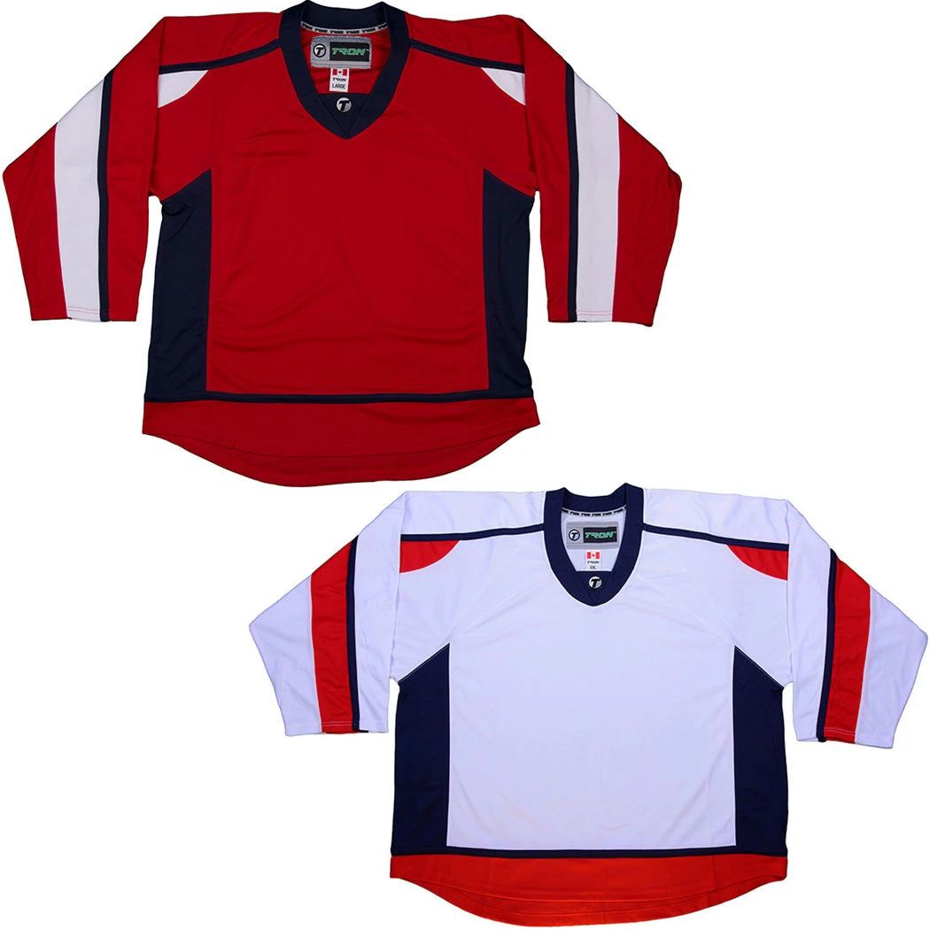 Washington Capitals Hockey Jersey - TronX DJ300 Replica Gamewear 1 Washington Capitals Hockey Jersey - TronX DJ300 Replica Gamewear