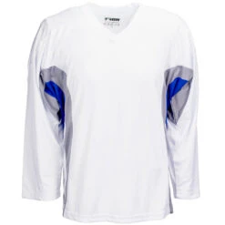 TronX DJ200 Team Hockey Jersey - White/Royal Closeout!