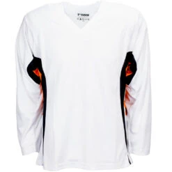 TronX DJ200 Team Hockey Jersey - White/Orange Closeout!