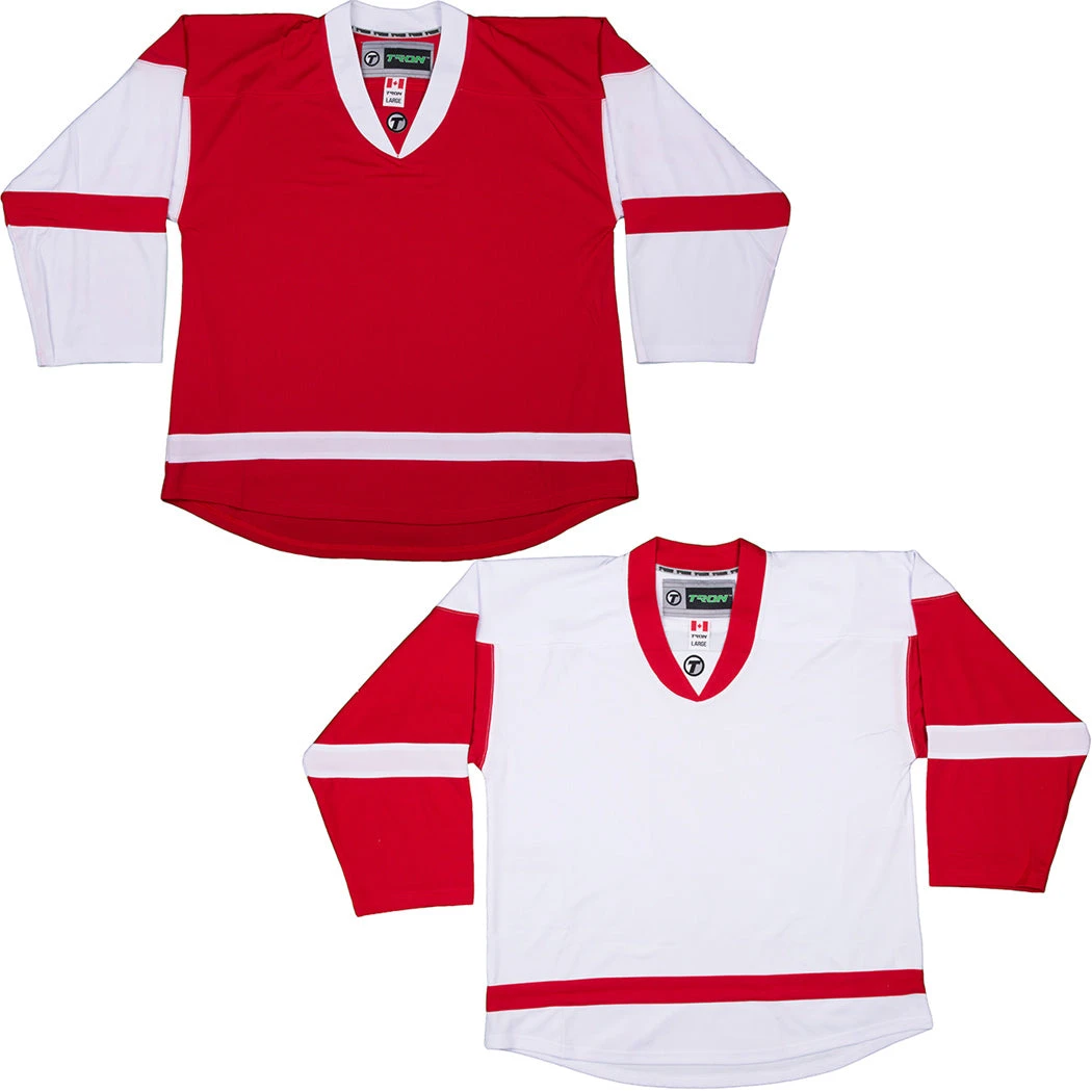 Detroit Red Wings Hockey Jersey - TronX DJ300 Replica Gamewear 1 Detroit Red Wings Hockey Jersey - TronX DJ300 Replica Gamewear