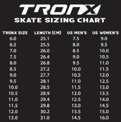 TronX E1.0 Senior Roller Hockey Skates -Hockey Tron skatesize