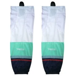 Seattle Kraken Hockey Socks - Tron SK300 NHL Team Dry Fit -Hockey Tron tronx sk300 dry fit hockey socks seattle white